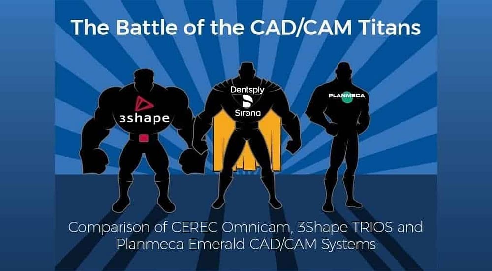 The Battle of the CAD/CAM Titans - Comparison of CEREC Omnicam, 3Shape TRIOS and Planmeca Emerald Systems