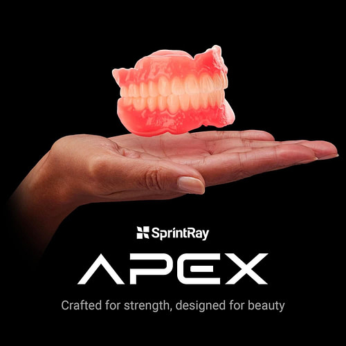 SprintRay New Apex Denture Resins Base and Teeth 2024 Chicago Midwinter Meeting
