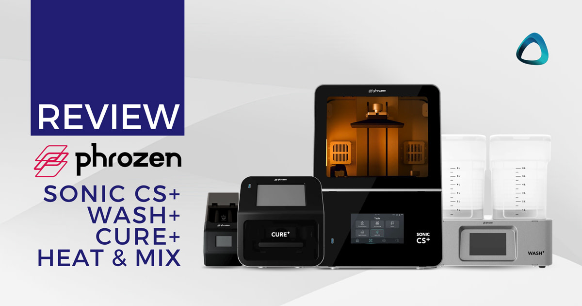 Phrozen Dental Workflow Review Sonic CS+ Wash+ Cure+ Heat & Mix