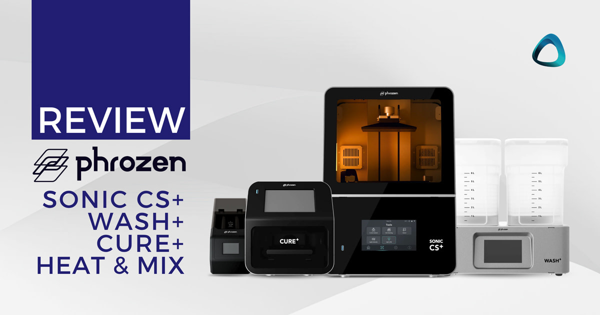 Phrozen Dental Workflow Review Sonic CS+ Wash+ Cure+ Heat & Mix