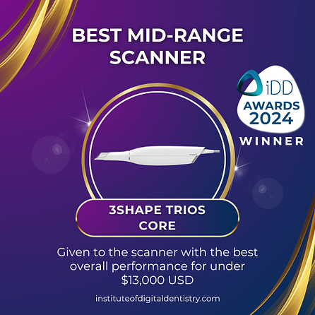 Best-Mid-Range-Scanner-3Shape-TRIOS-Core-IOS-Intraoral-Scanner-Awards-2024-by-the-Institute-of-Digital-Dentistry-(1x1)