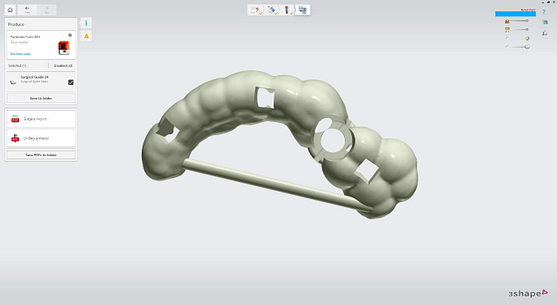 surgical planning or guide design