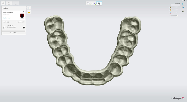 3shape-intraoral-trios-scan-bite-splint-idd-institute-of-digital-dentistry-blog-byron-park-splint-studio-finished-design