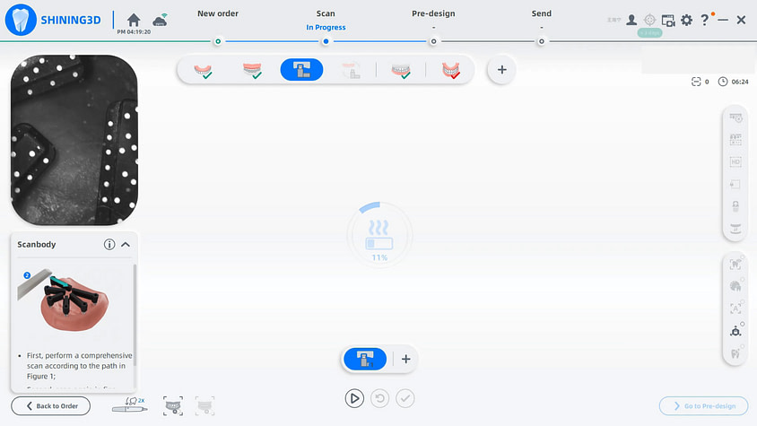 Capture-multiple-implant-positiions