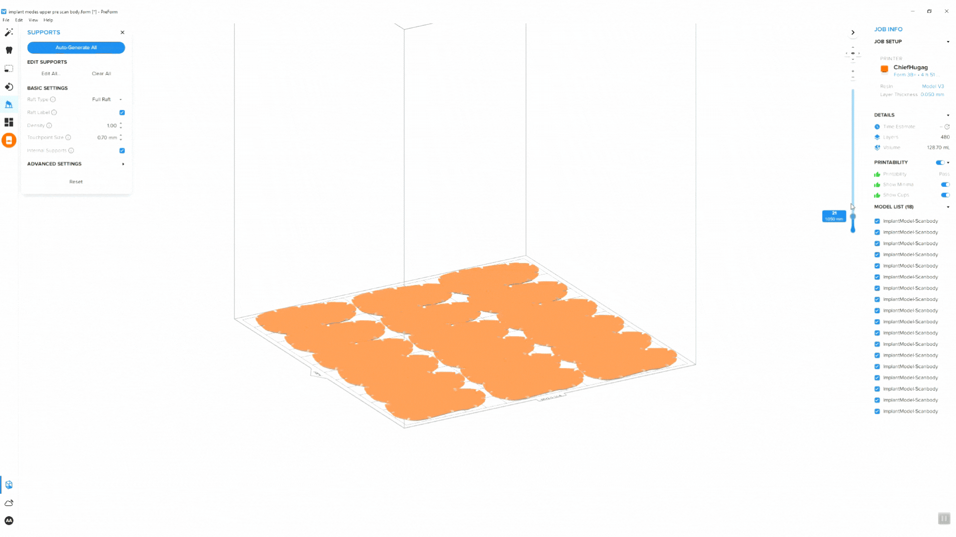 Formlabs 3d printer software gif