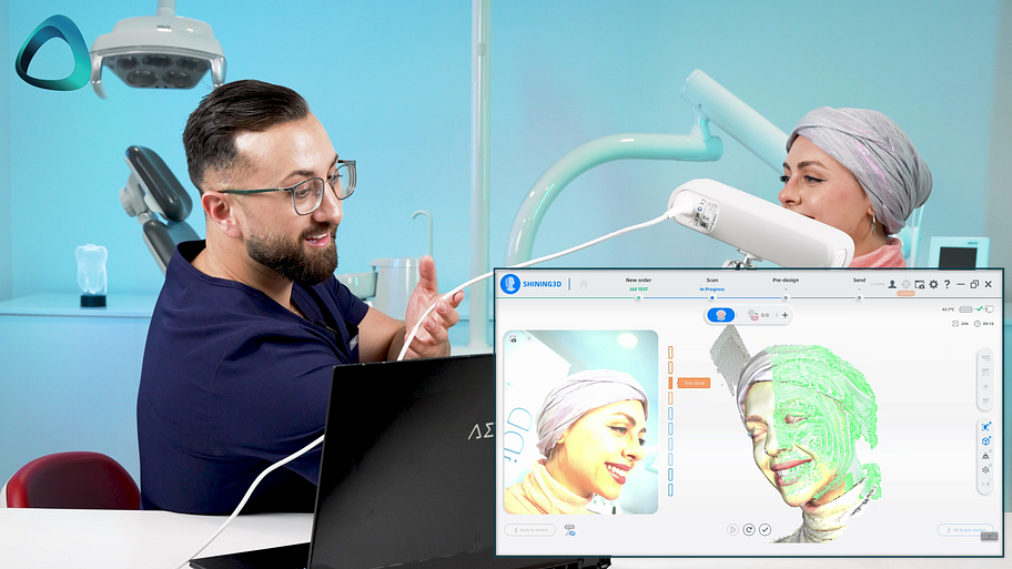 idd-institute-of-digital-dentistry-metismile-3d-dental-facial-scanner-review-shining-3d-scanning-process