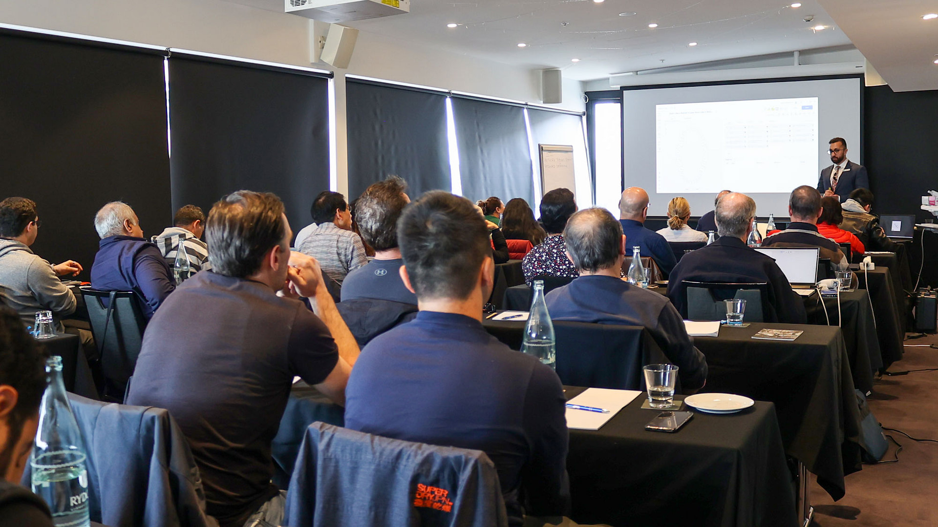 SLAM-sydney-participants-from-back-medit-intraoral-scanner-course-training-lecture-scan-like-a-master-brisbane-melbourne