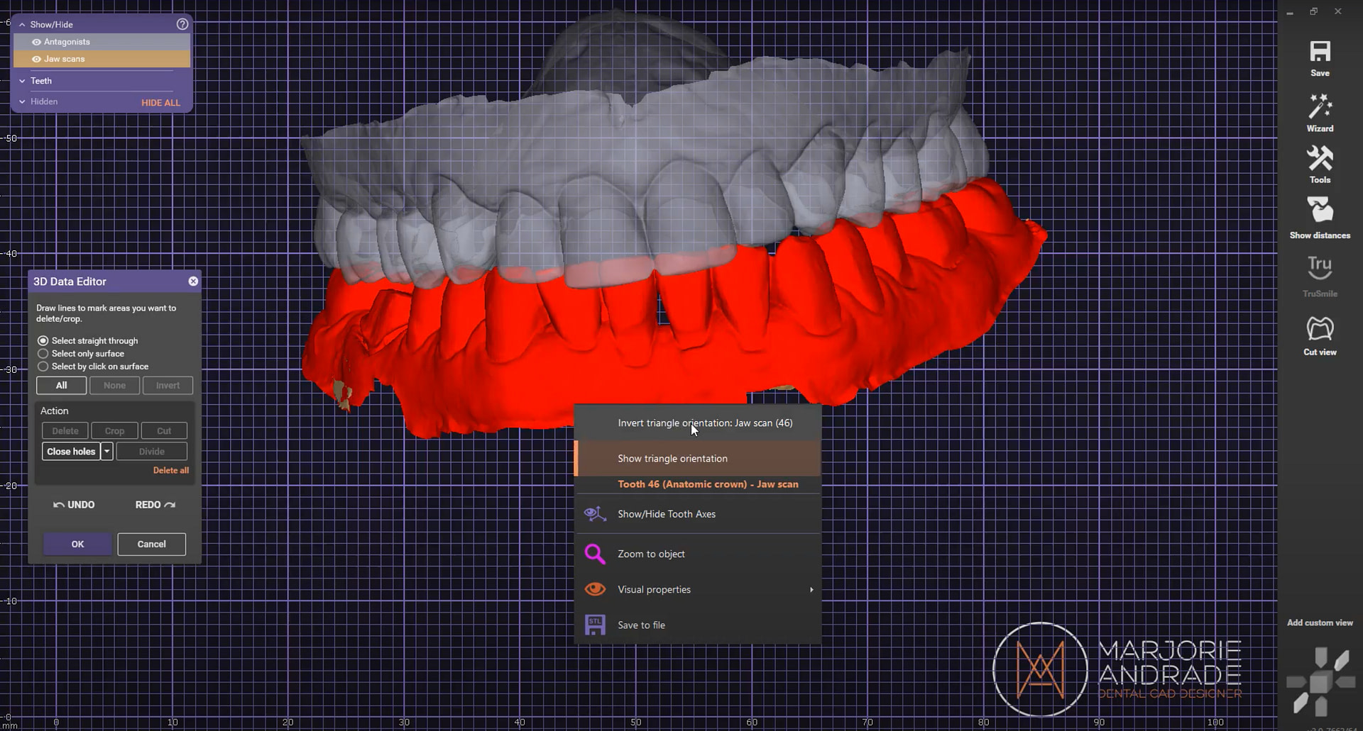 exocad-data-orientation troubleshooting exocad