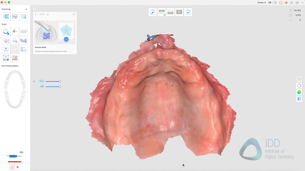 Medit i700 wireless simple UI