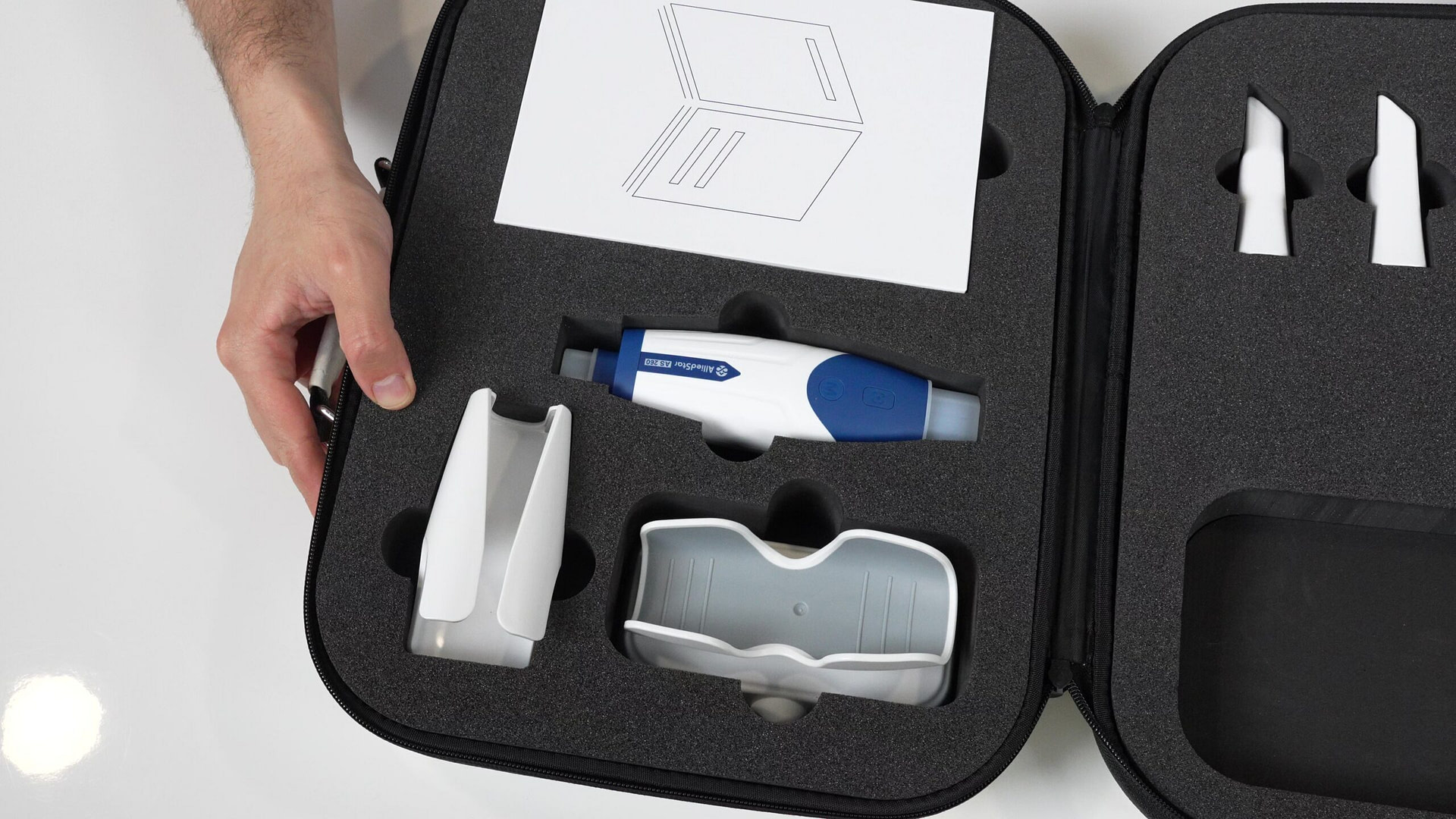 AlliedStar AS260 travelling case opened intraoral scanner unboxing iDD