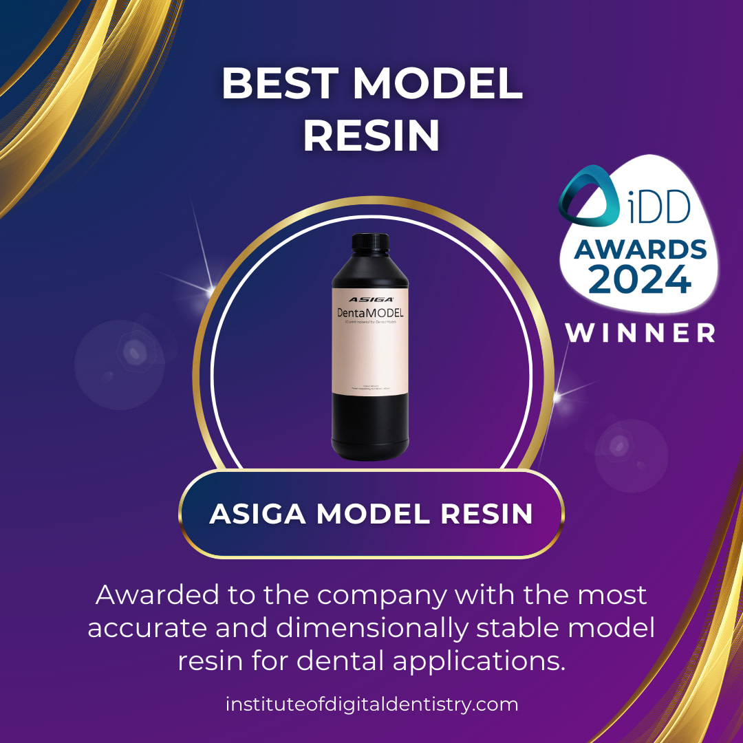 Best Model Resin-Asiga model resin-3D Printer Awards 2024 by the Institute of Digital Dentistry
