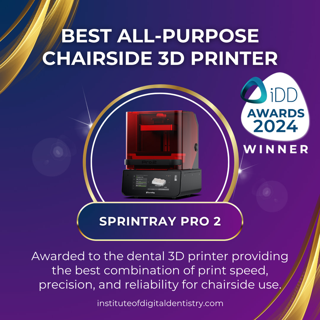 Best-All-Purpose-Chairside-3D-Printer-Sprintray-Pro-2-3D-Printer-Awards-2024-by-the-Institute-of-Digital-Dentistry