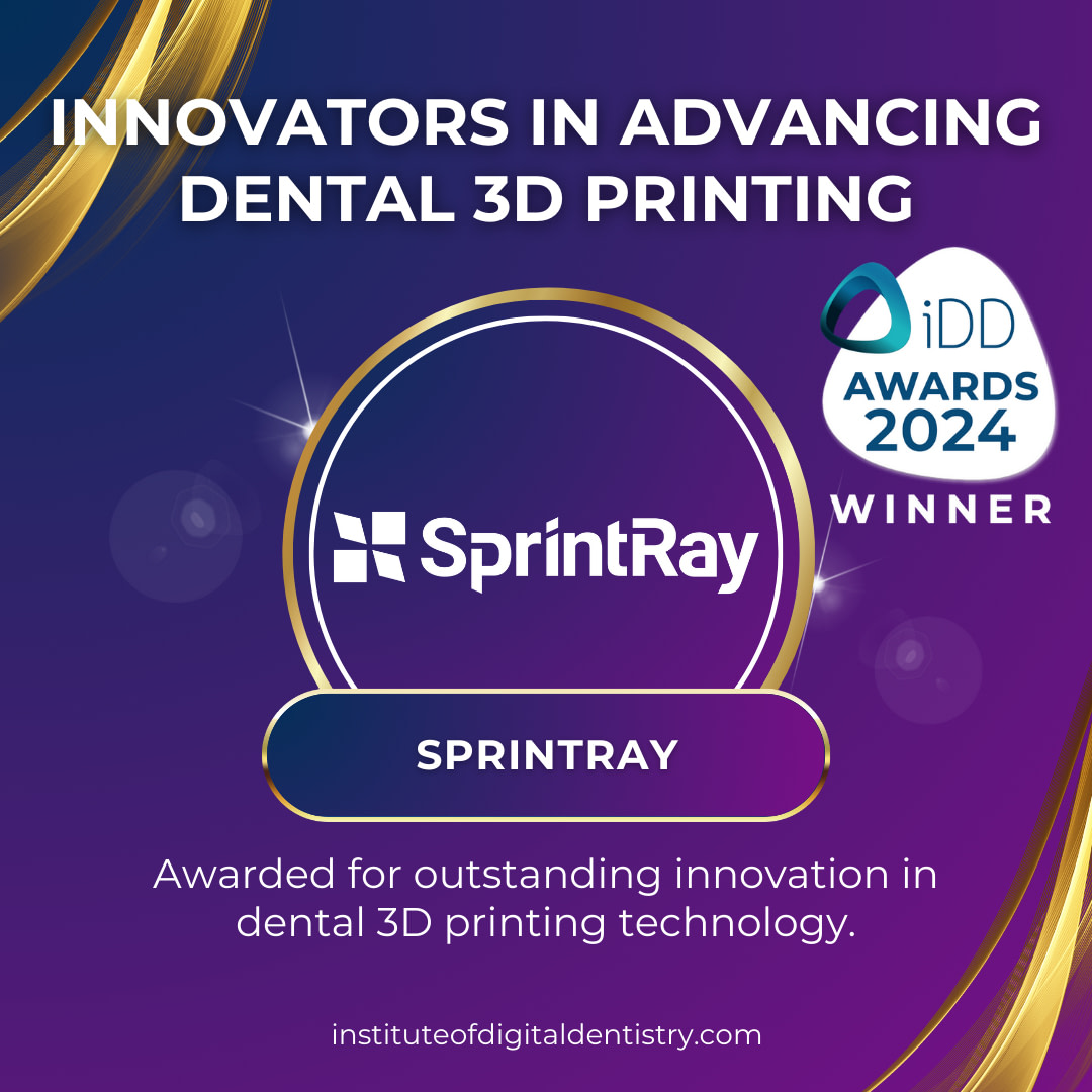 Innovators-in-Advancing-Dental-3D-Printing-SprintRay-3D-Printer-Awards-2024-by-the-Institute-of-Digital-Dentistry