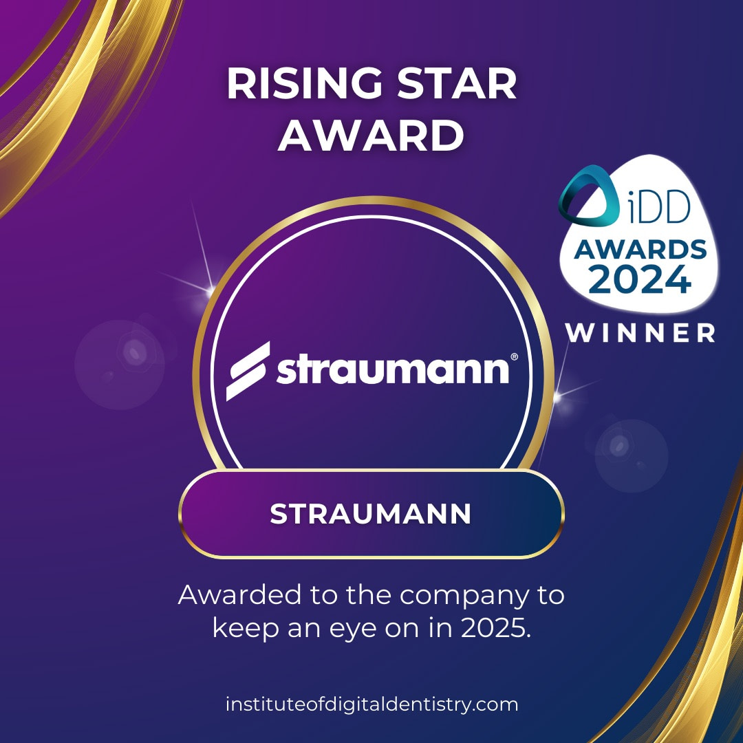 Rising Star Award-Straumann-IOS Intraoral Scanner Awards 2024 by the Institute of Digital Dentistry