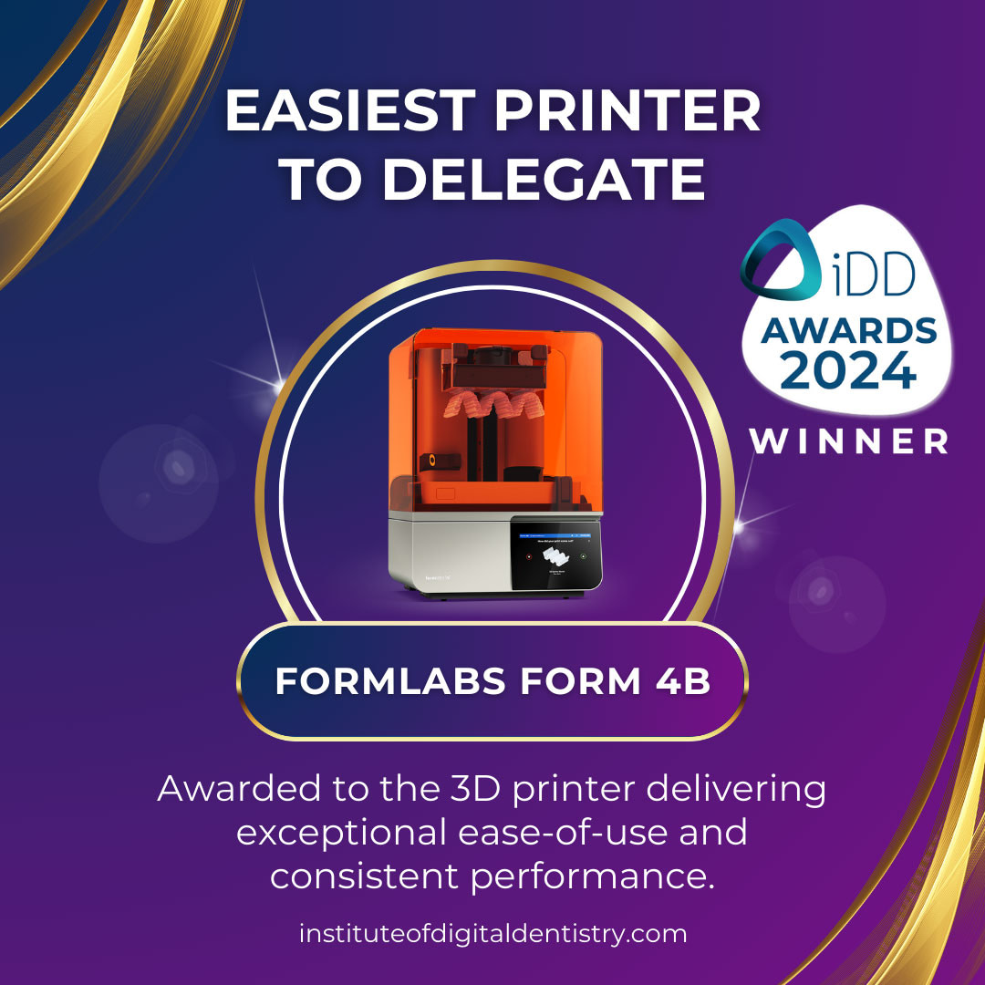 Easiest-Printer-to-Delegate-Formlabs-4B-3D-Printer-Awards-2024-by-the-Institute-of-Digital-Dentistry-1x1