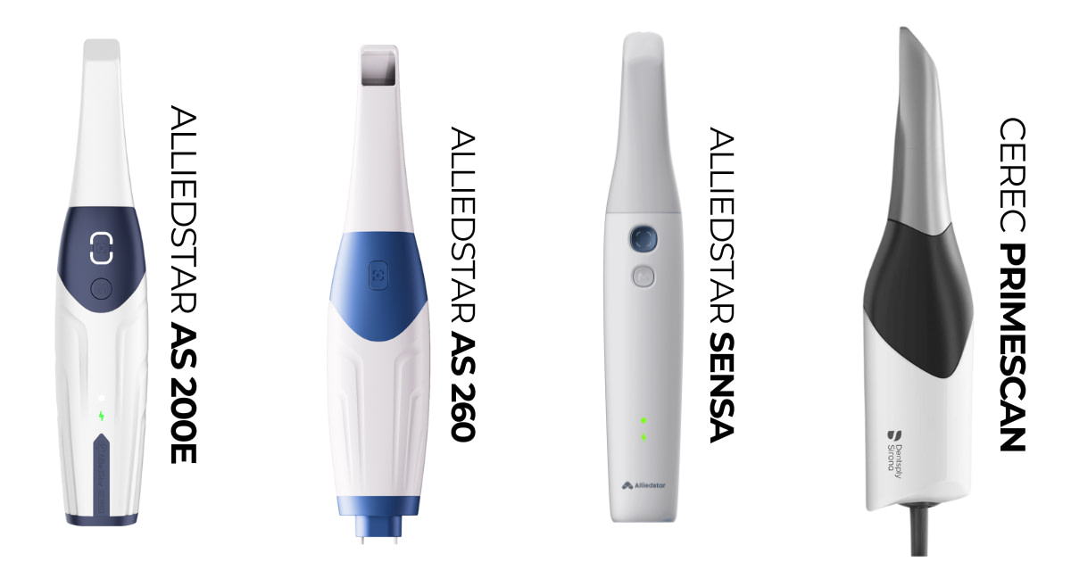 RA Alliedstar-Alliedstar-AS260-AS200E-Sensa-Dentsply-Sirona-Primescan-intraoral-scanner-ios-idd-compares