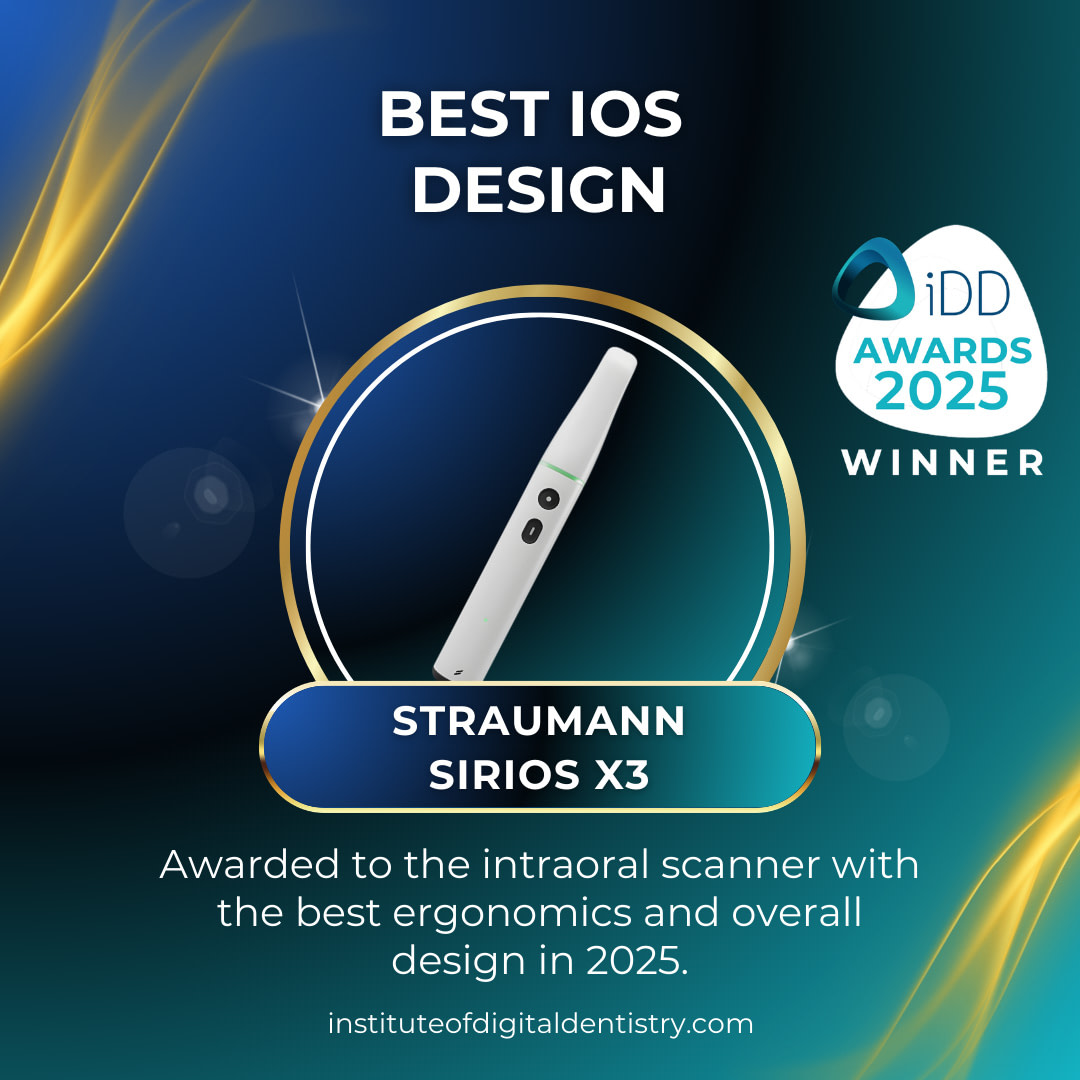 Best-IOS-Design-Straumann-Sirios-X3-IOS-Intraoral-Scanner-Awards-2025-by-the-Institute-of-Digital-Dentistry