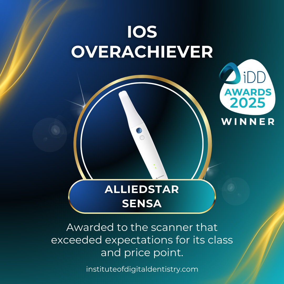 IOS-Overachiever-Alliedstar-Sensa-IOS-Intraoral-Scanner-Awards-2025-by-the-Institute-of-Digital-Dentistry