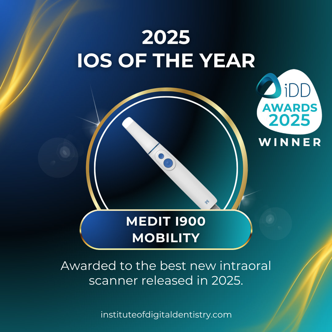 IOS-of-the-Year-Medit-i900-Mobility-IOS-Intraoral-Scanner-Awards-2025-by-the-Institute-of-Digital-Dentistry