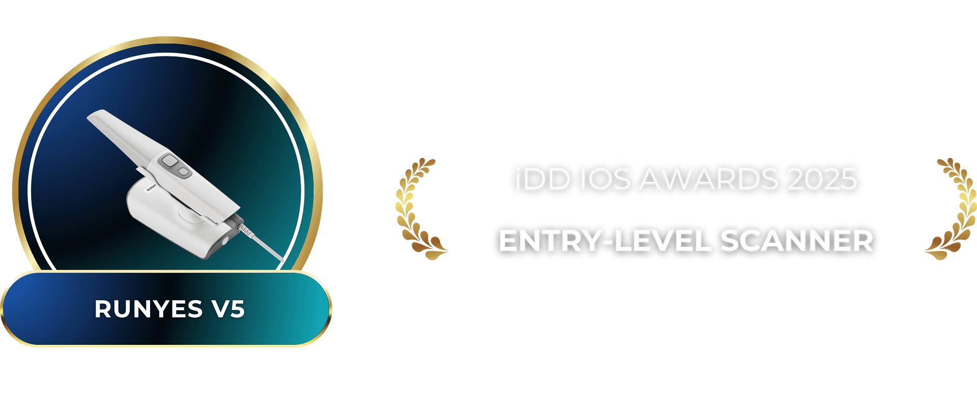 5. Best Entry-level Scanner-Runyes V5-IOS Intraoral Scanner Awards 2025 by the Institute of Digital Dentistry - Heading